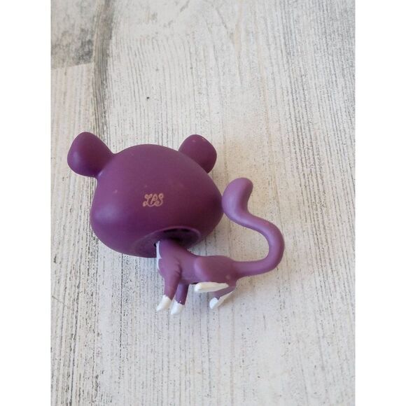 LPS Littlest Pet Shop purple mouse cat Hasbro toy figure - Picture 4 of 4
